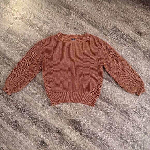 Gap 100% Cotton Light Brown Sweater - Picture 1 of 8